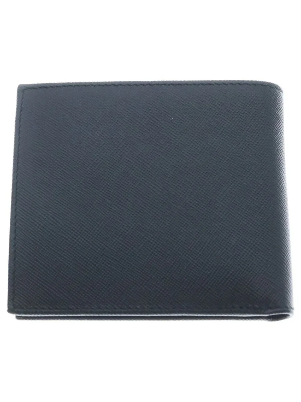 Prada Saffiano Leather Bifold Wallet Compact Wallet